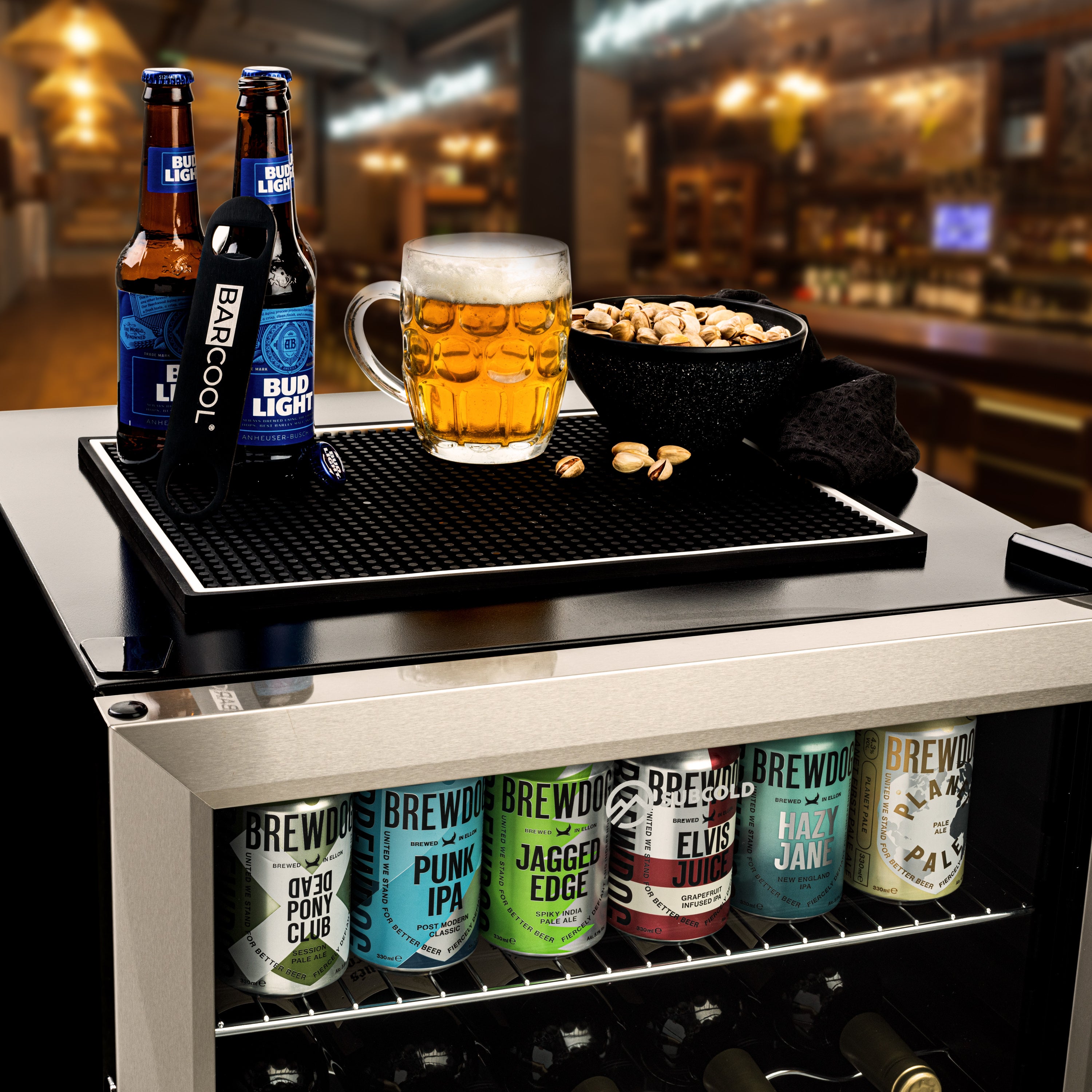 Barcool Rubber Bar Mat - Black