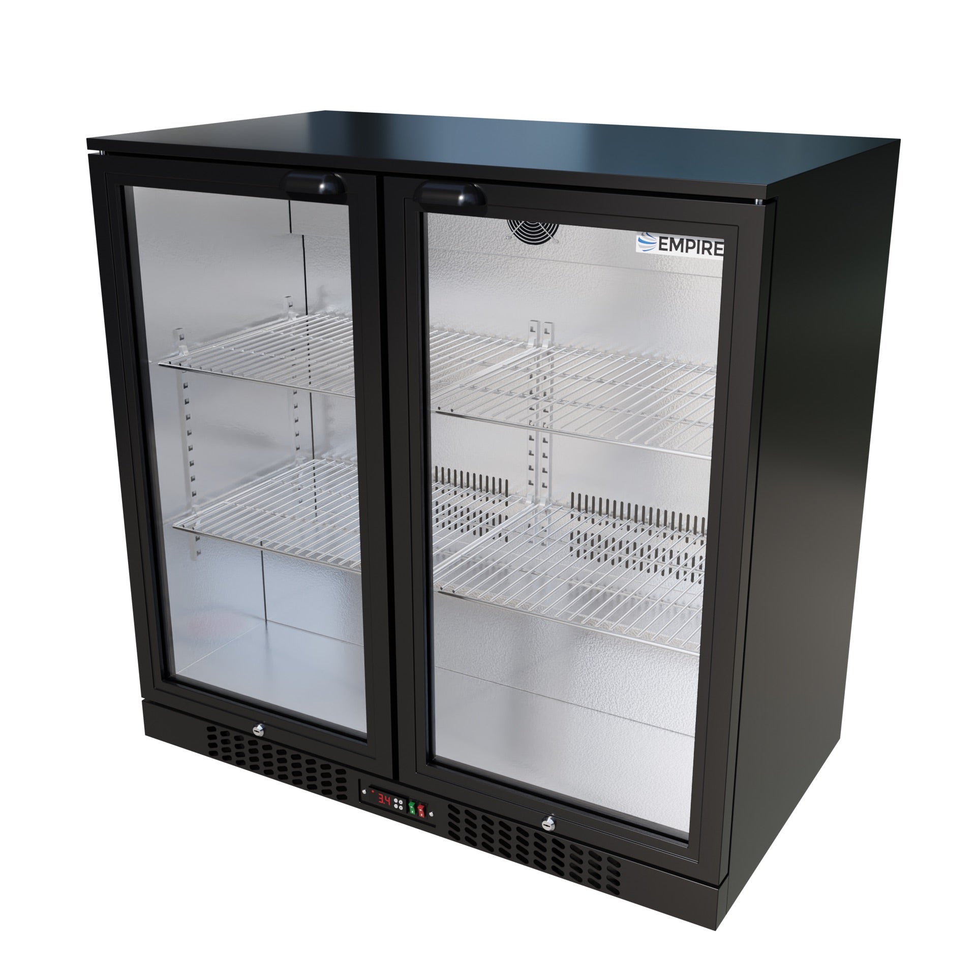 Empire Double Door 208L Bottle Cooler Commercial Fridge CL-210H