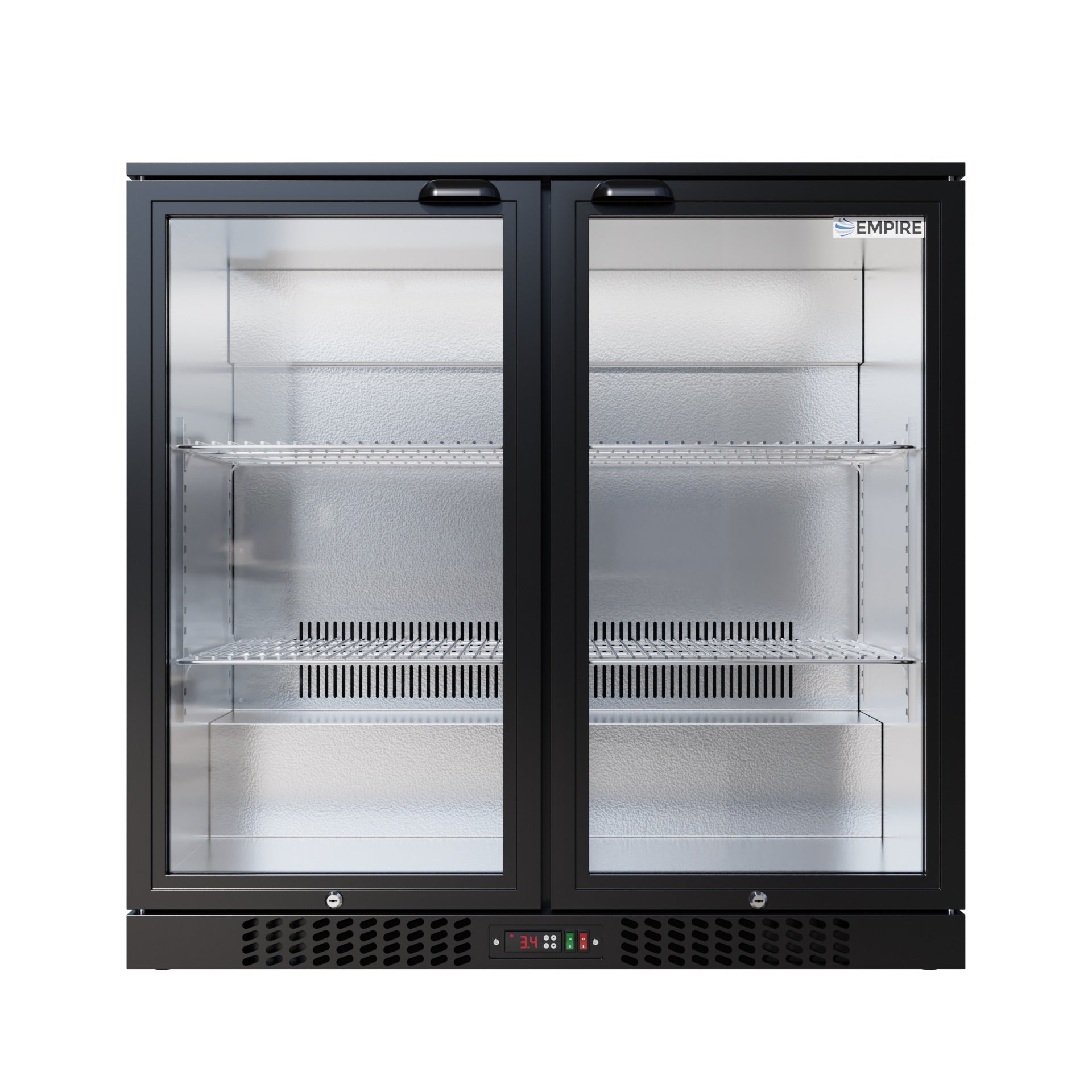 Empire Double Door 208L Bottle Cooler Commercial Fridge CL-210H