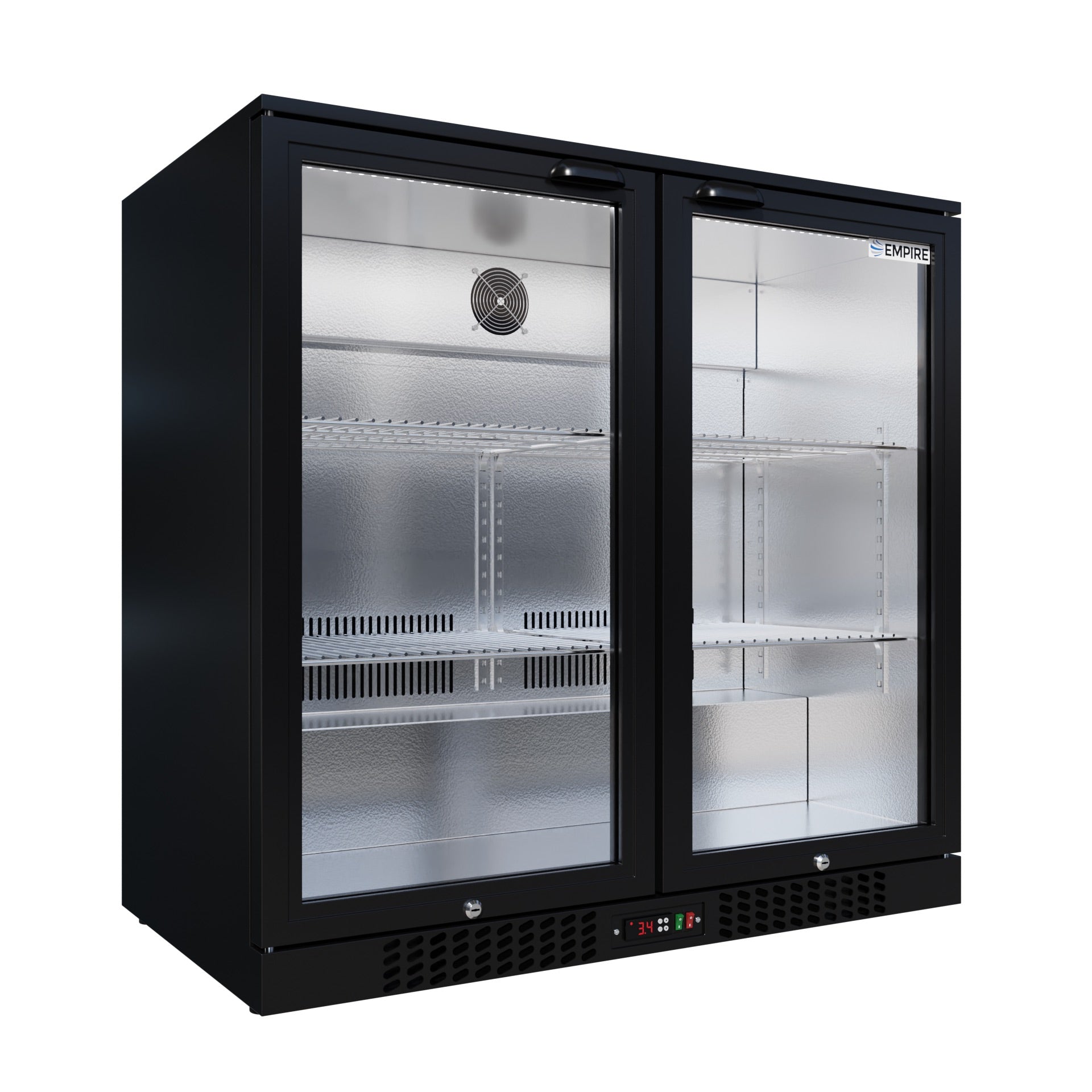 Empire Double Door 208L Bottle Cooler Commercial Fridge CL-210H
