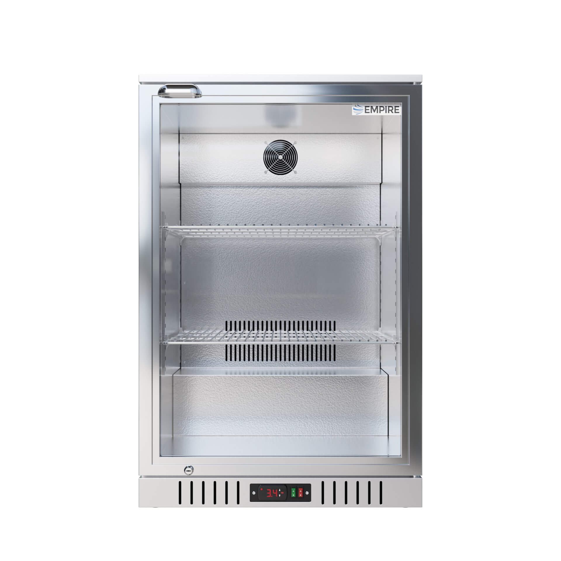 Empire Single Door 138L Stainless Steel Bottle Cooler – A Energy Rated Commercial Back Bar Fridge | CL-130H-S