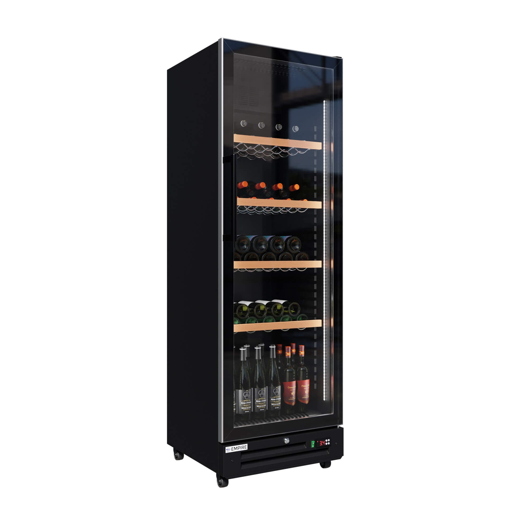 Empire Wine Cooler 78 Bottle 360L Commercial Fridge CL-375WD