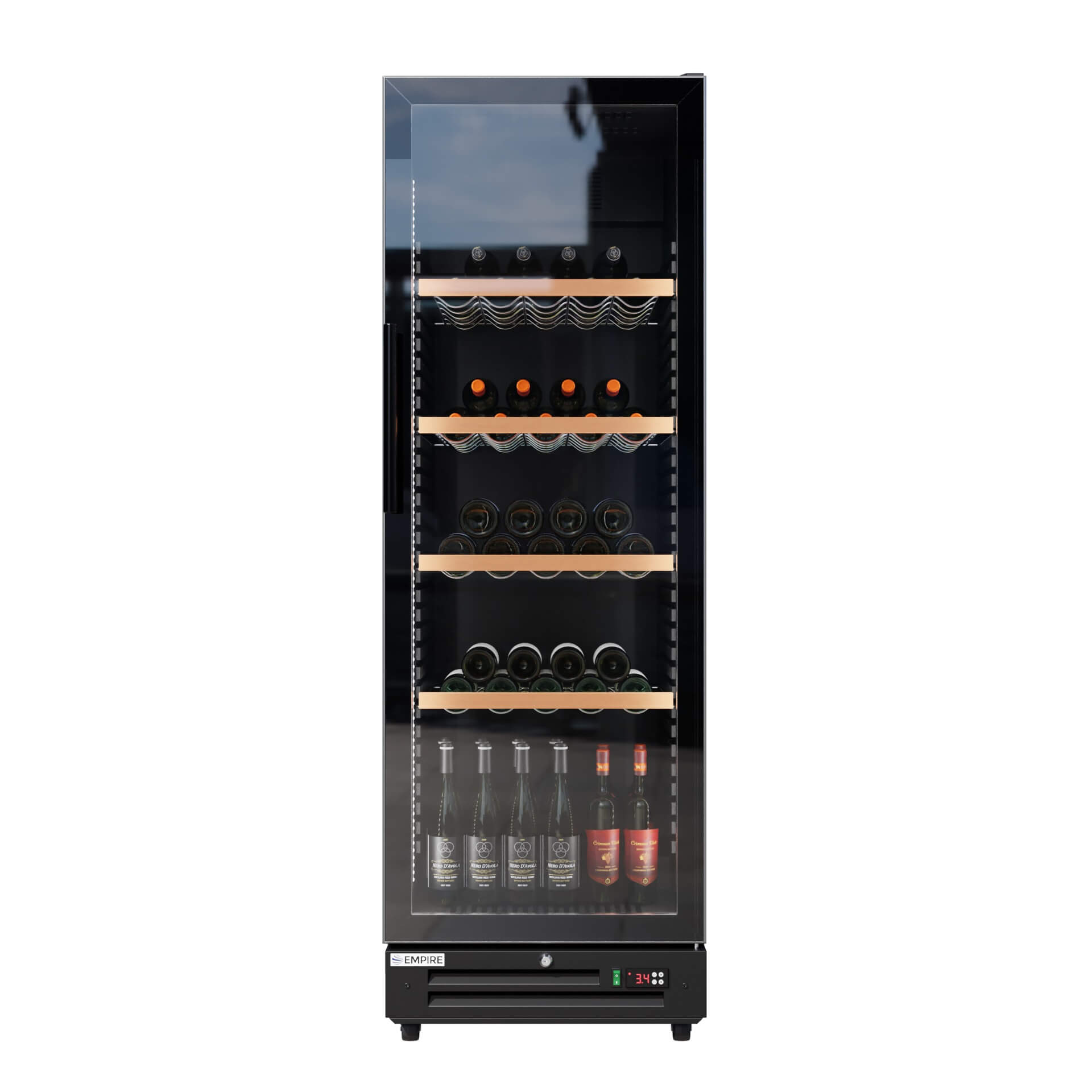 Empire Wine Cooler 78 Bottle 360L Commercial Fridge CL-375WD