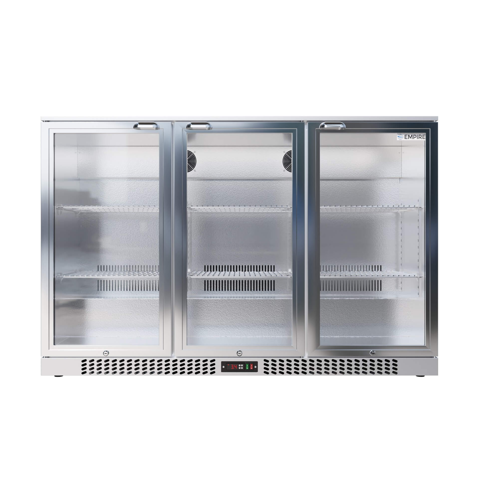 Empire Triple Door 330L Commercial Back Bar Fridge CL-320H-S