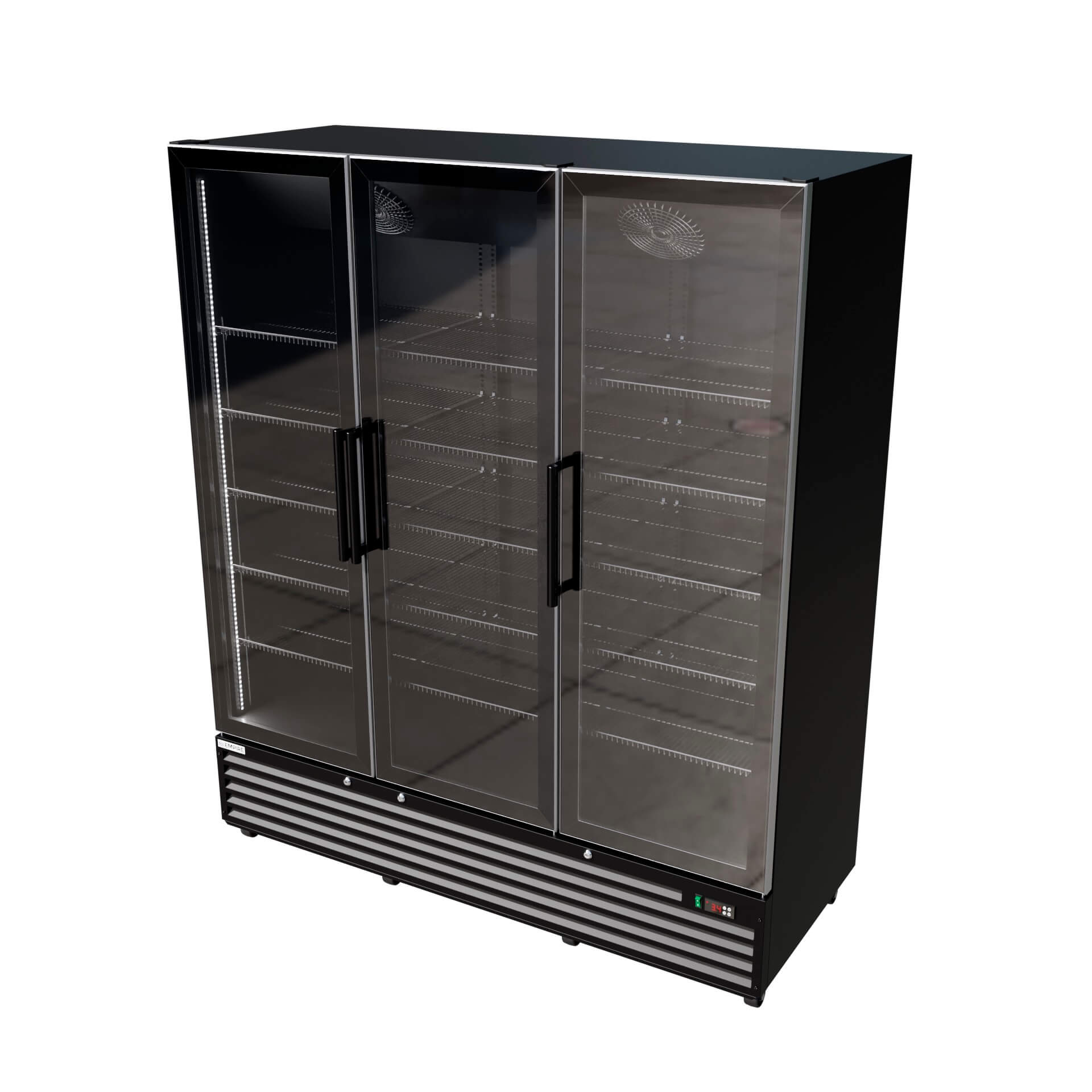 Empire Triple Door Upright Cooler 1483L Commercial Fridge CL-1500W