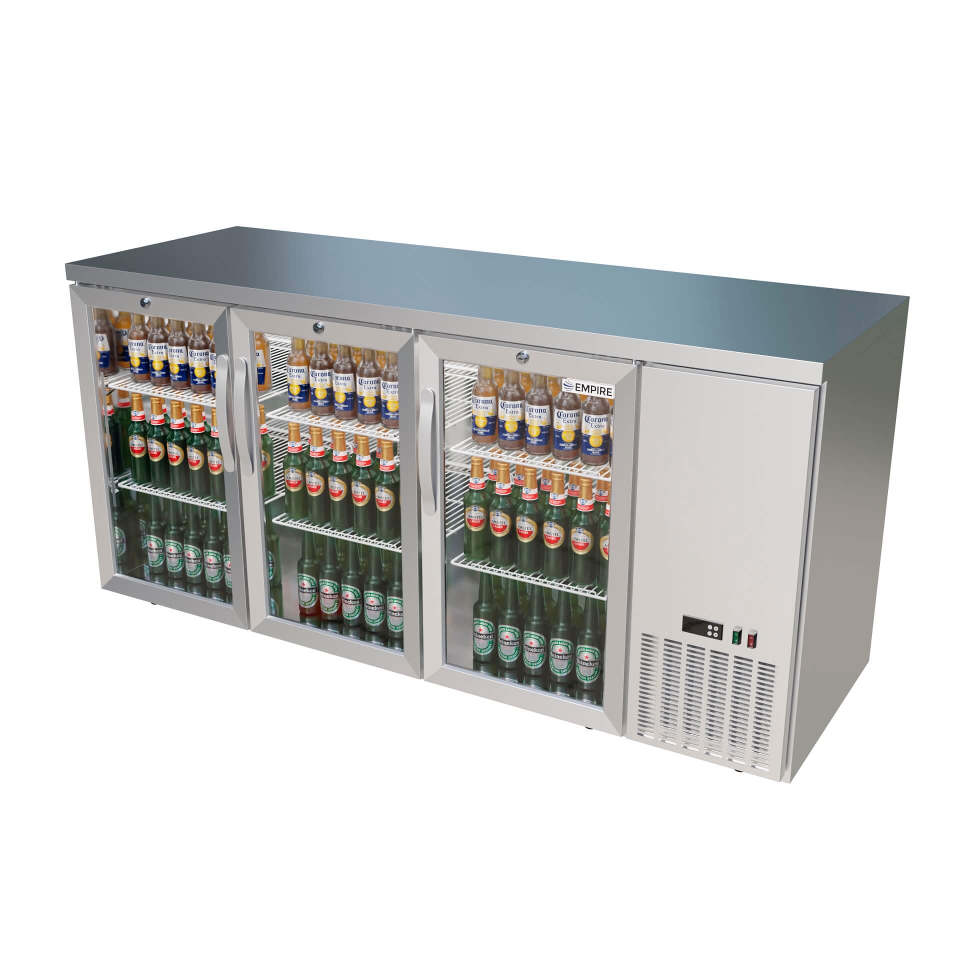 Empire Triple Door 506L Undercounter Commercial Fridge CL-526HR