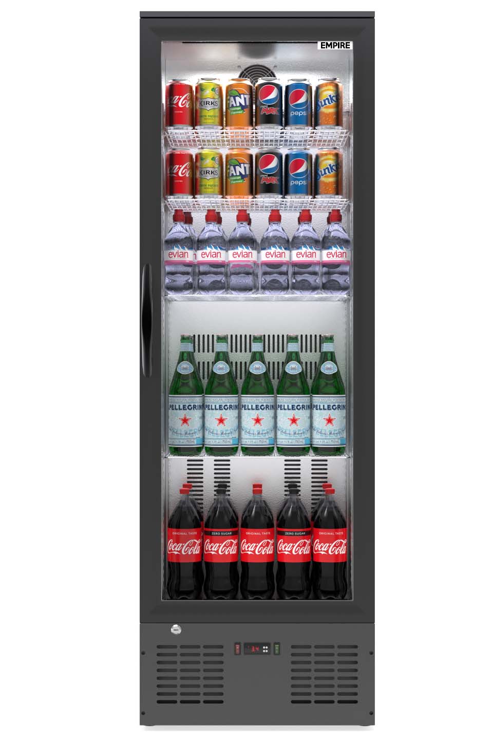 Empire Back Bar Bottle Cooler 295L Commercial Fridge CL-310H