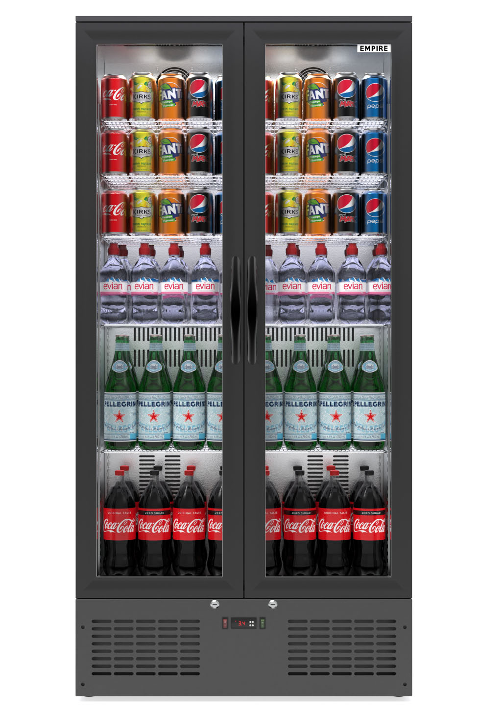 Empire Back Bar Cooler 466L Commercial Fridge CL-510H
