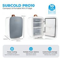 Thumbnail for Pro 10L Mini Fridge - Grey | Refurbished