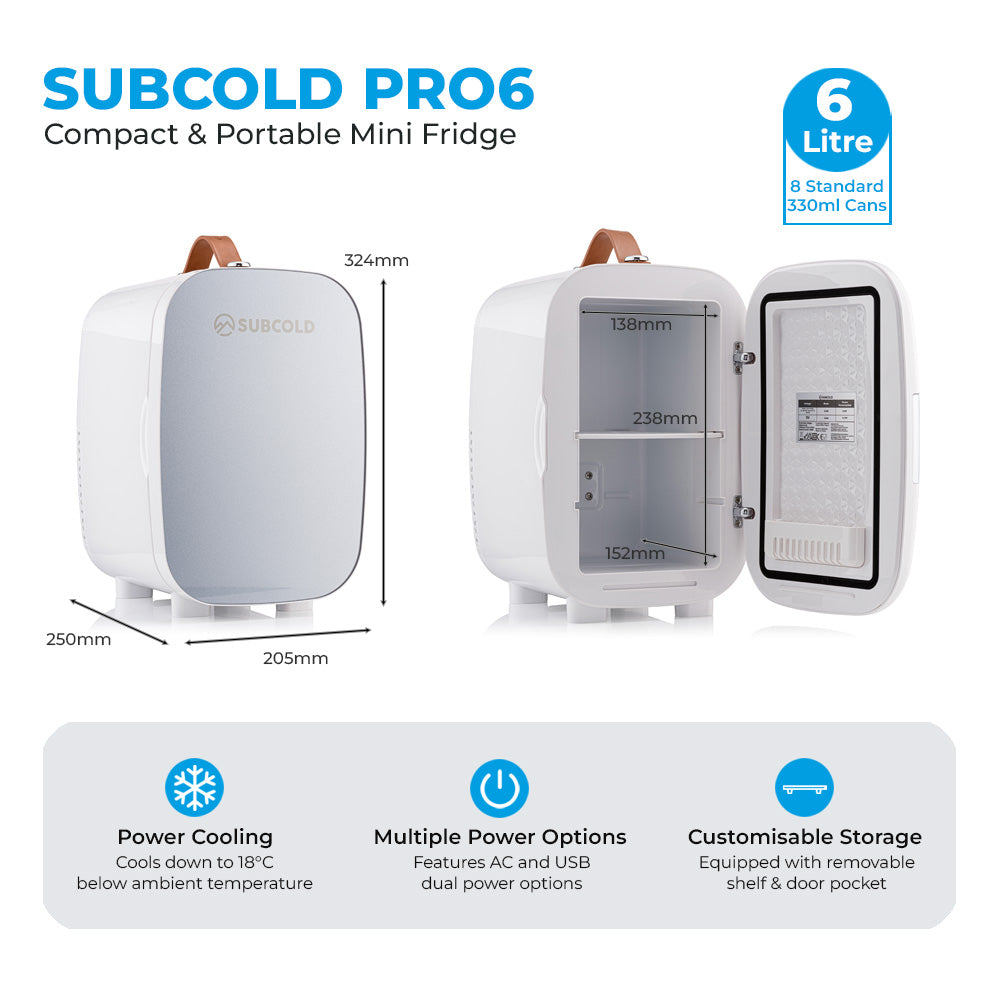 Subcold Pro 6L Mini Fridge
