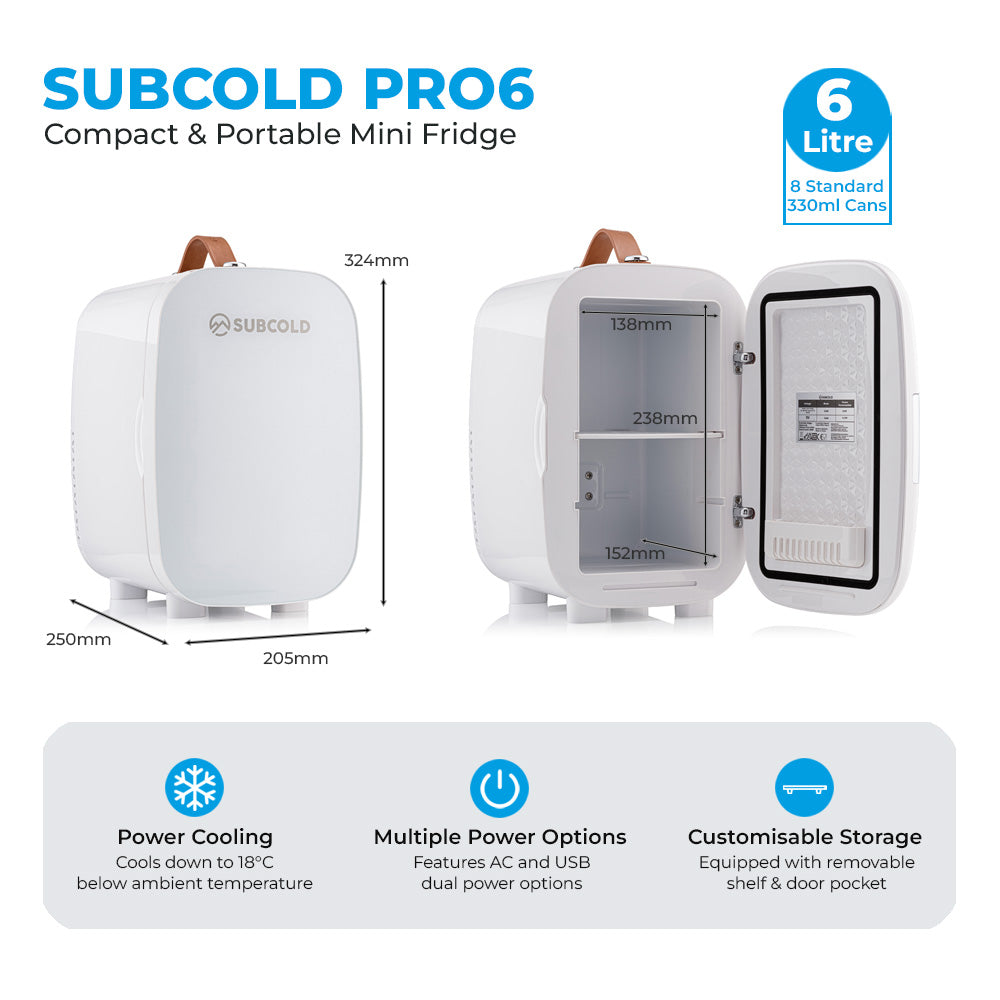Subcold Pro 6L Mini Fridge