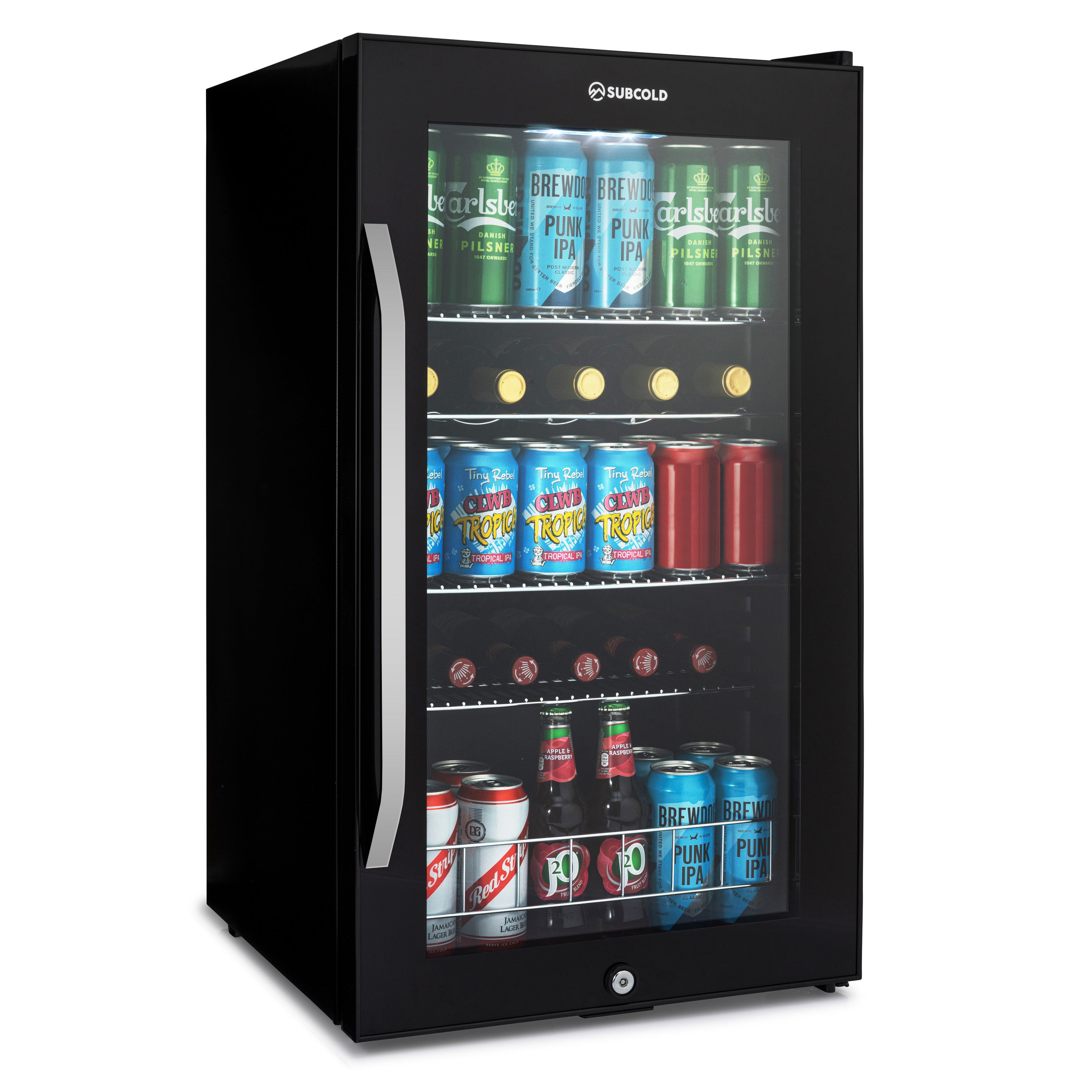 Subcold Ace 100 LED Touch Control Beer Fridge - Black | Refurbished