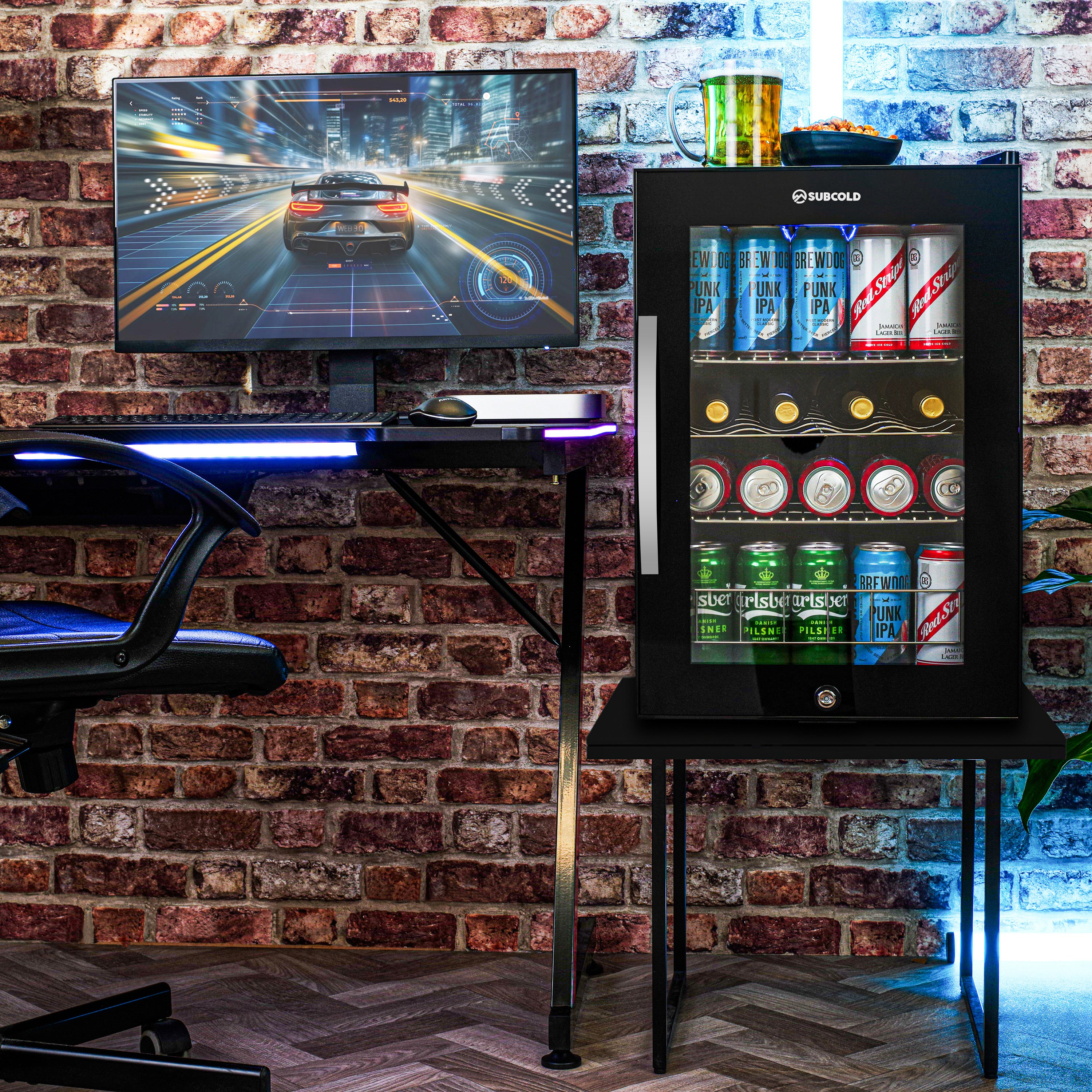 Subcold Ace 65 LED Touch Control Beer Fridge - Black | Refurbished