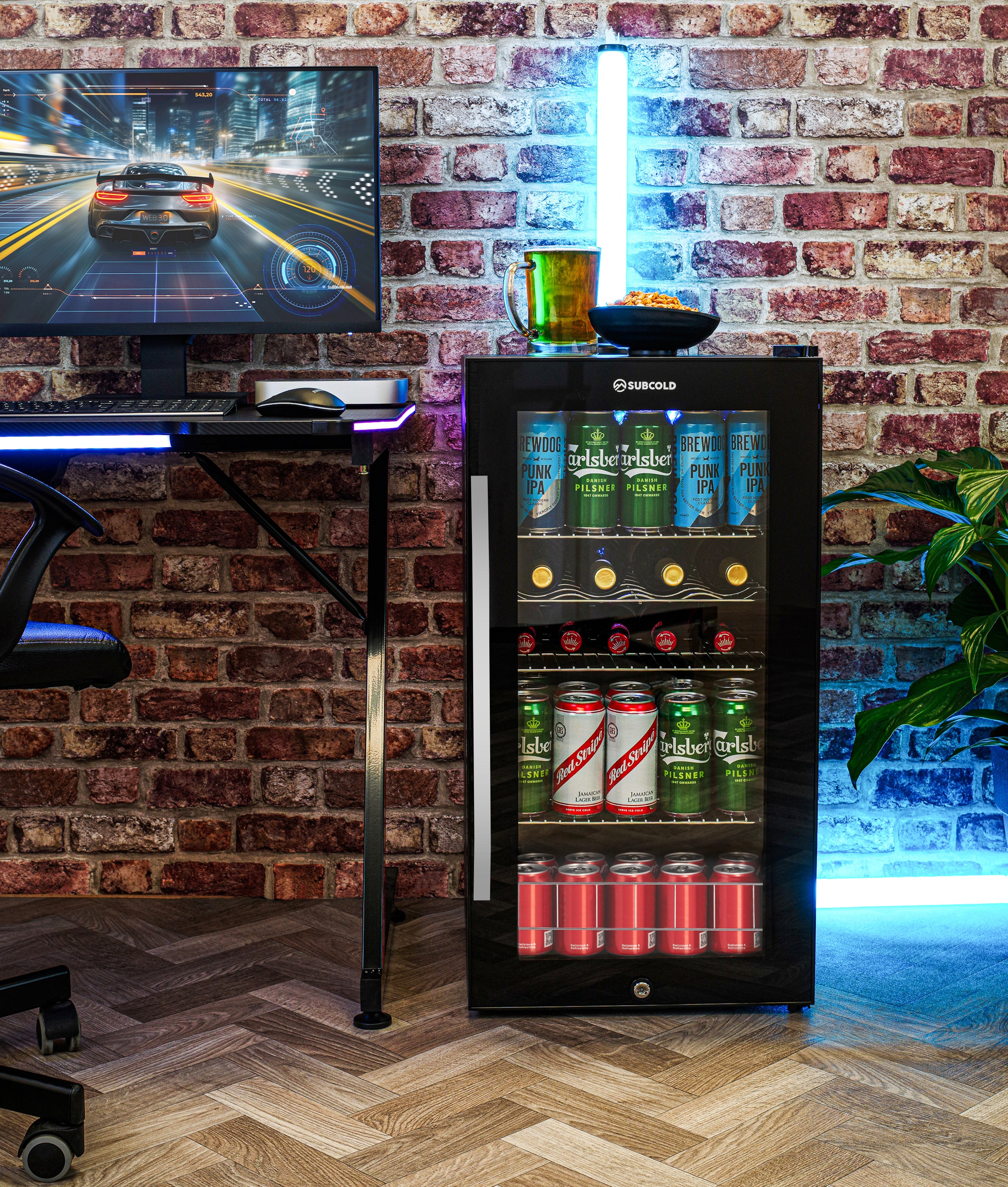 Subcold Ace90 LED Touch Control Beer Fridge