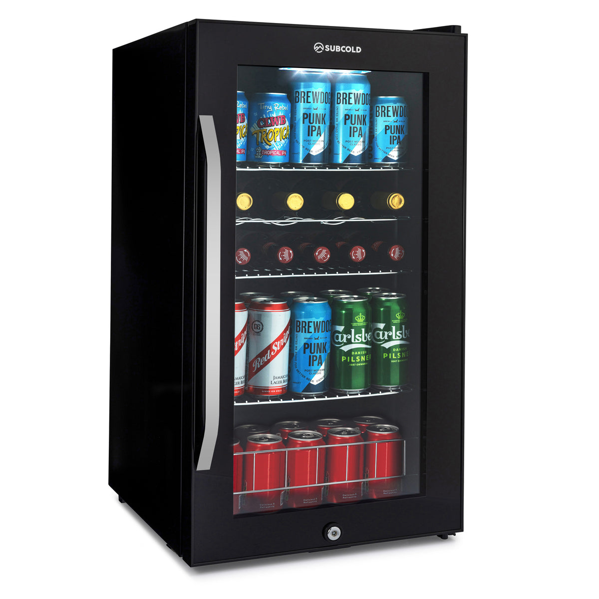 Subcold ACE90 LED Beer Fridge - Black