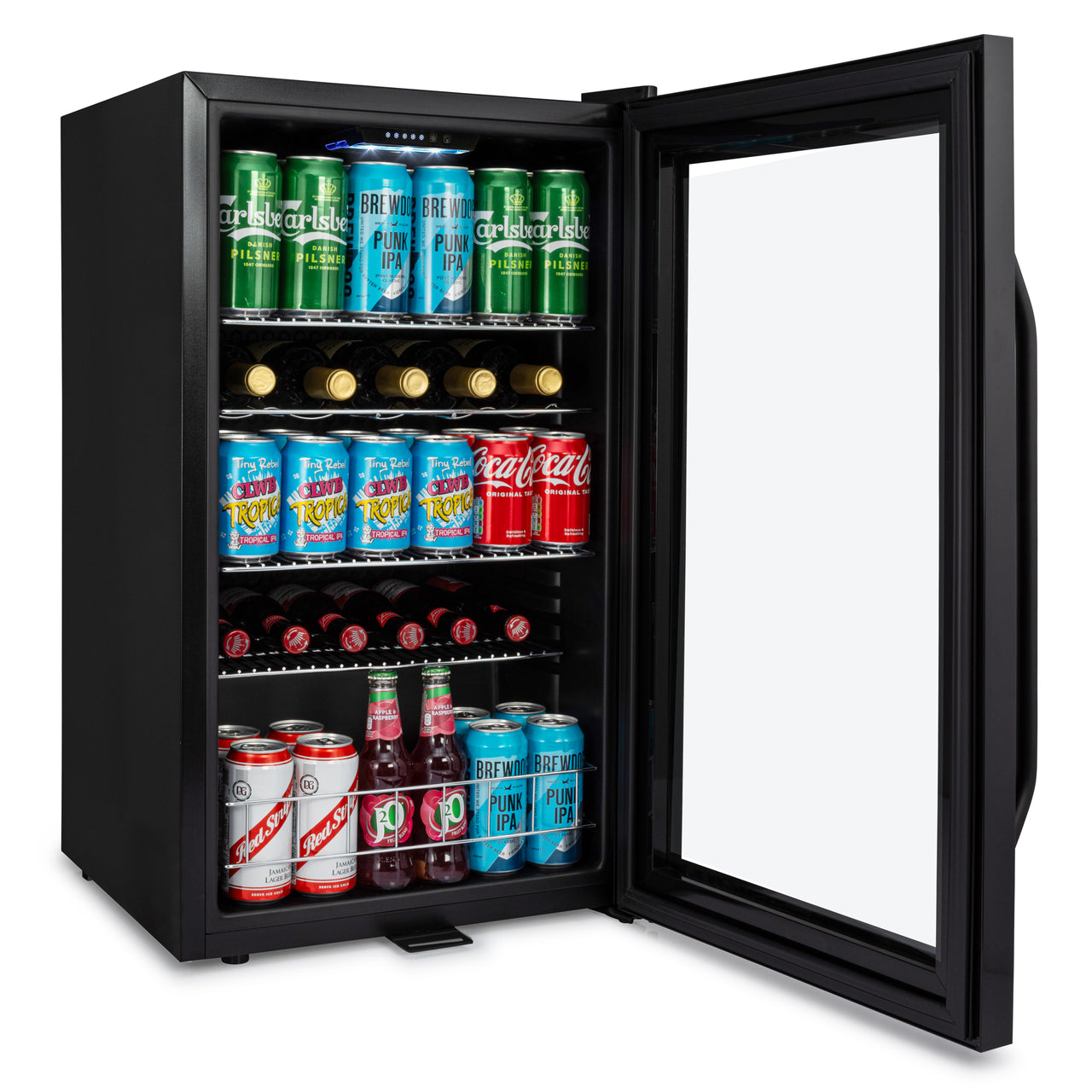 Subcold Ace 100 LED Touch Control Beer Fridge - Black