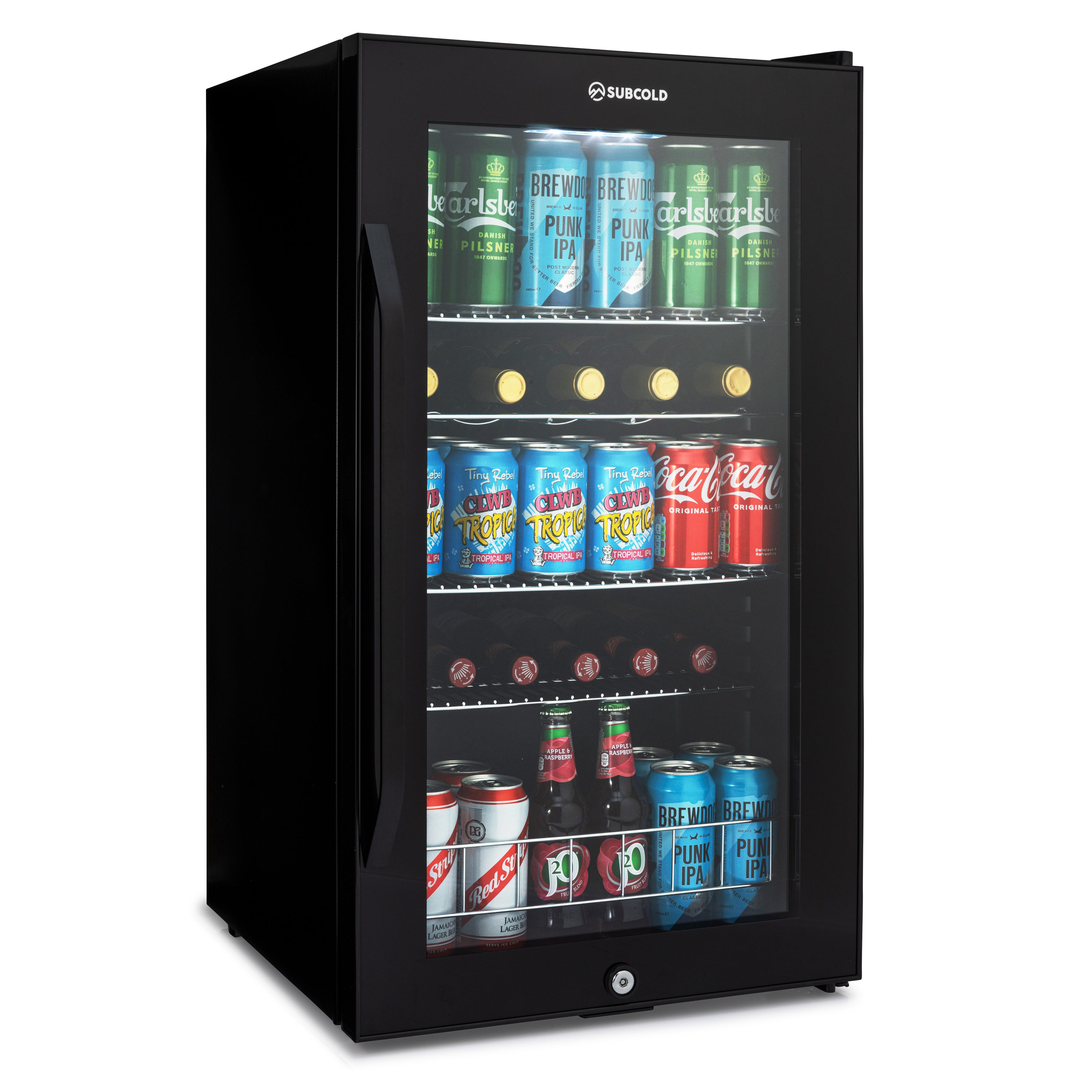 Subcold Ace 100 LED Touch Control Beer Fridge - Black | Refurbished