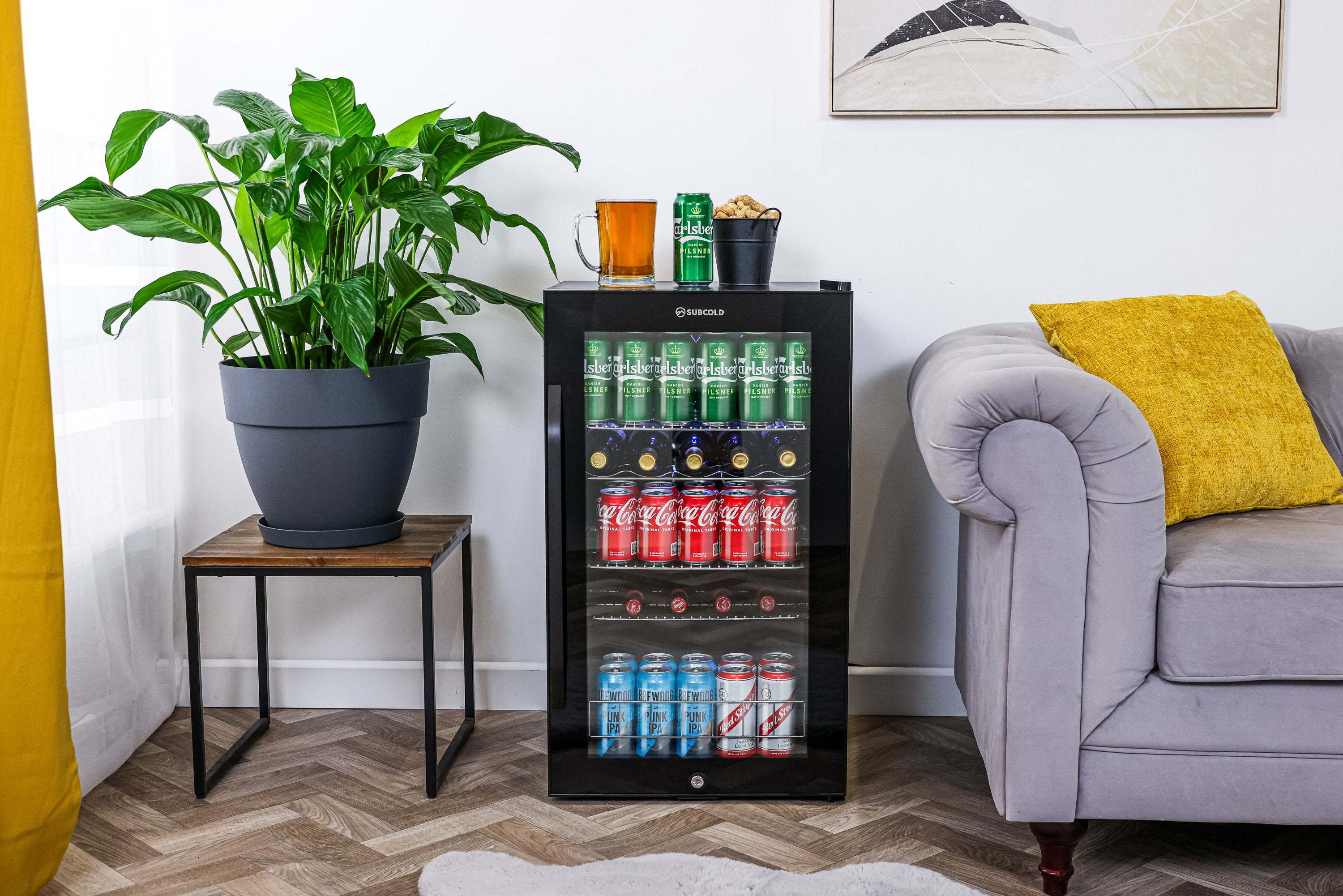 Subcold Ace 100 LED Touch Control Beer Fridge - Black | Refurbished