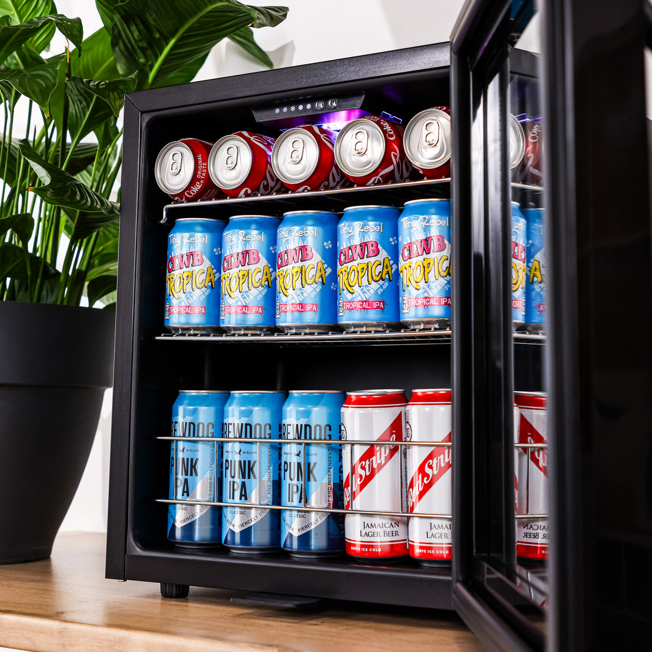 Subcold Ace 50 LED Touch Control Beer Fridge - Black