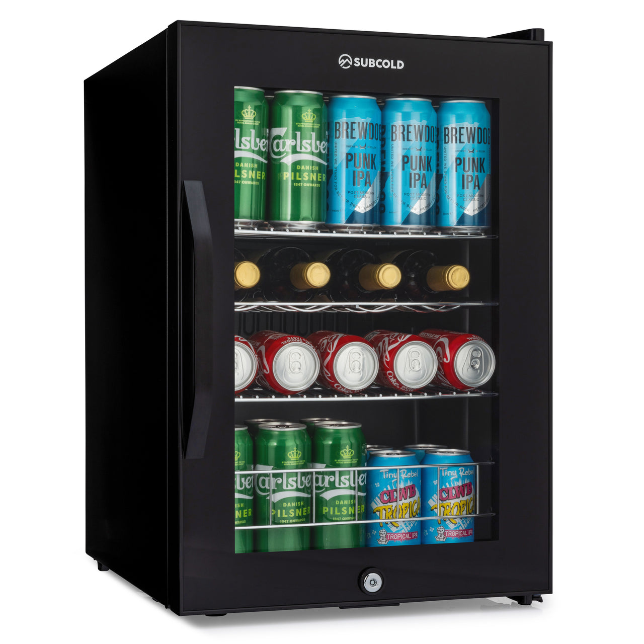 Subcold Ace 65 LED Touch Control Beer Fridge - Black