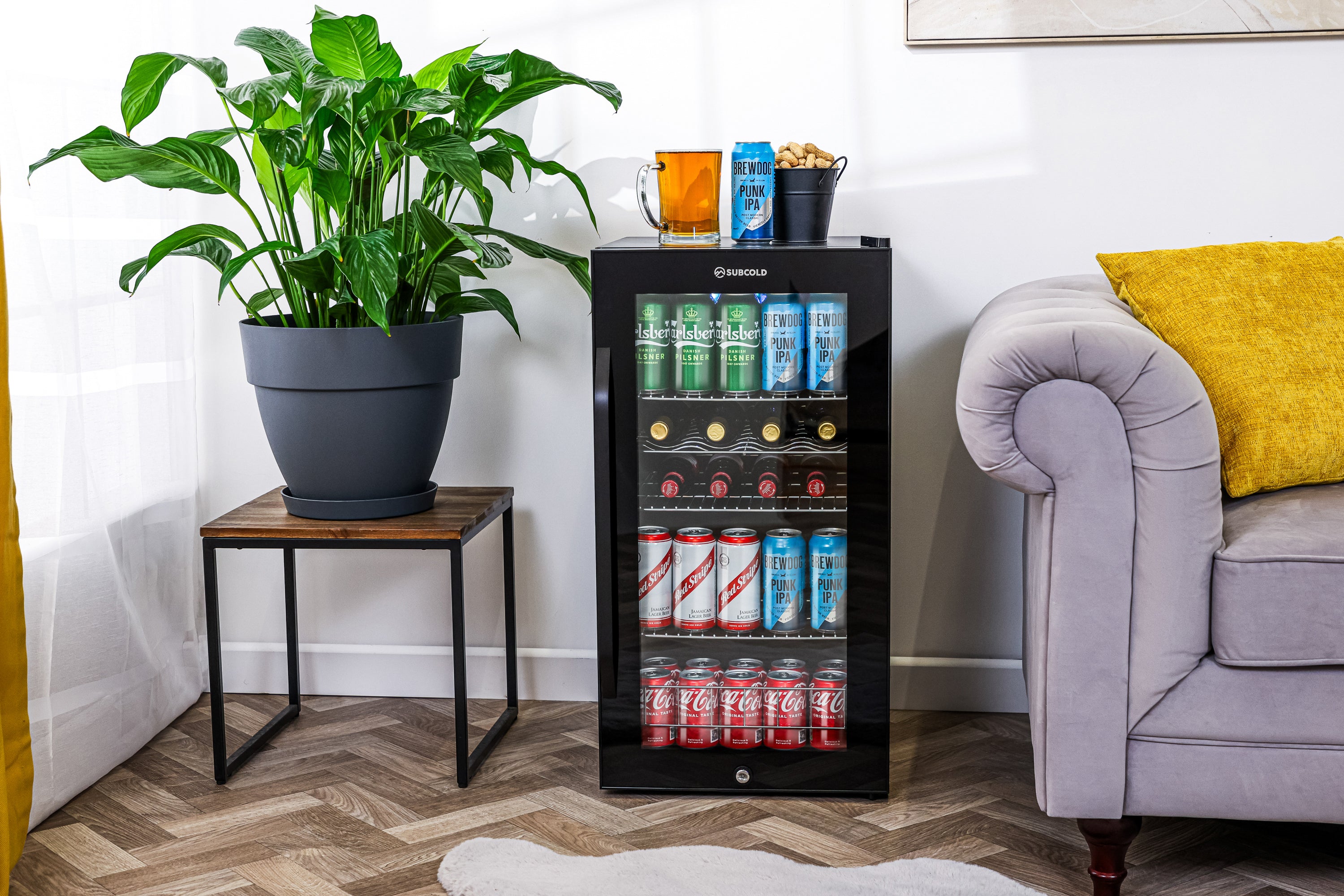 Subcold Ace 90 LED Touch Control Beer Fridge - Black | Refurbished