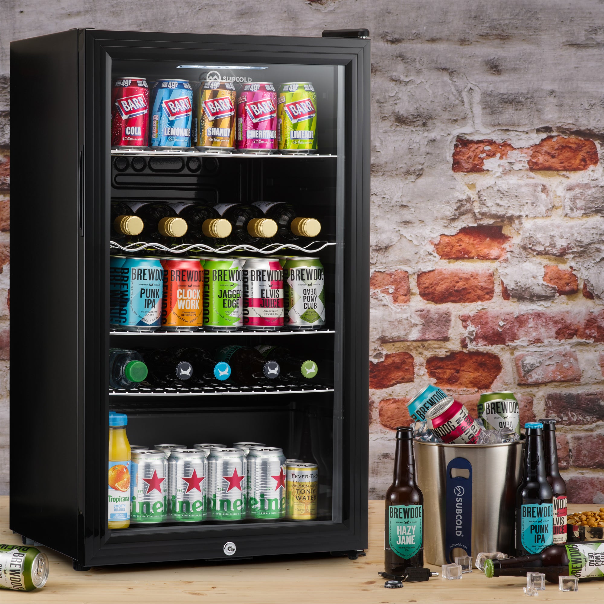 Subcold Super 85 LED Beer Fridge - Black | Refurbished