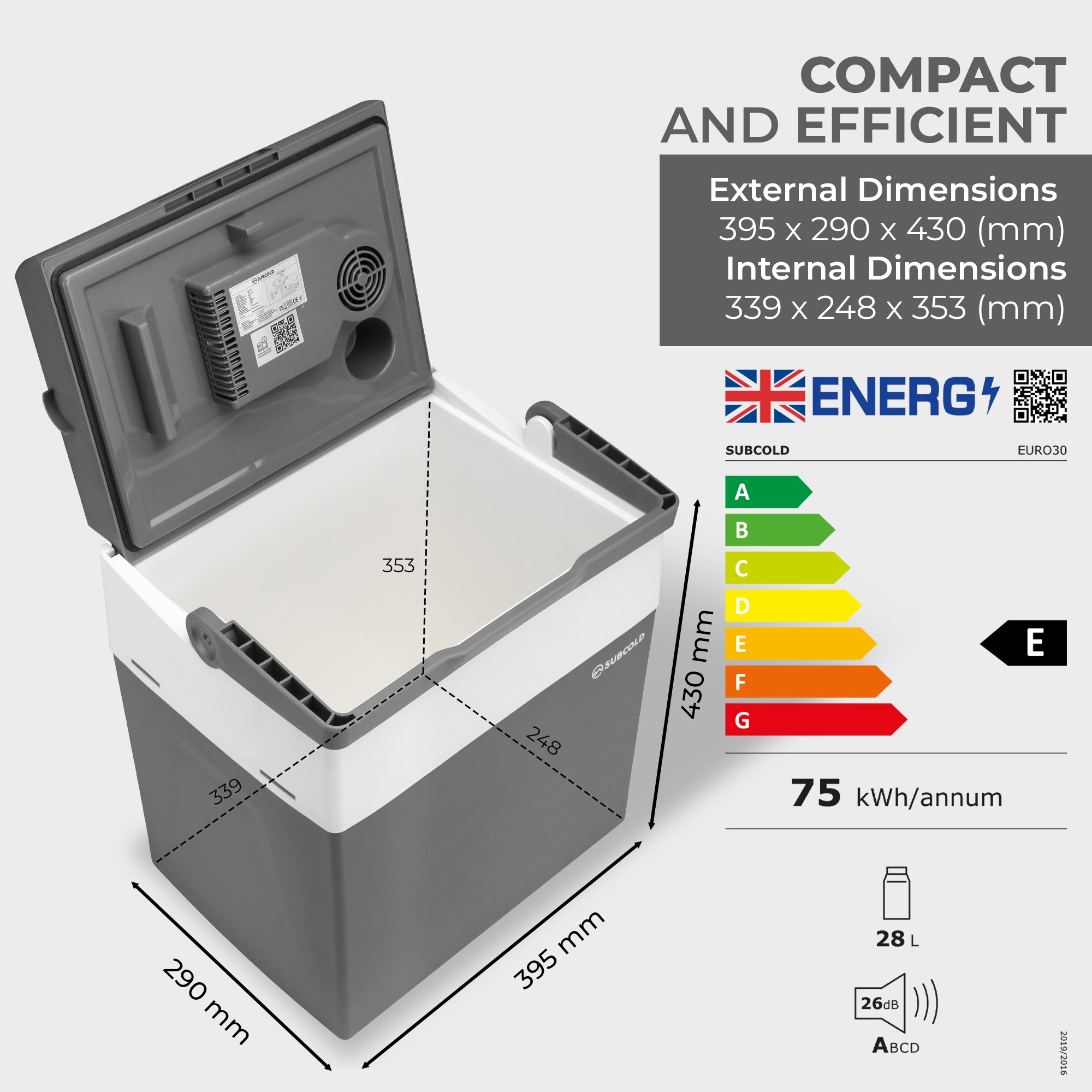 Subcold Euro30 Thermoelectric Cool Box