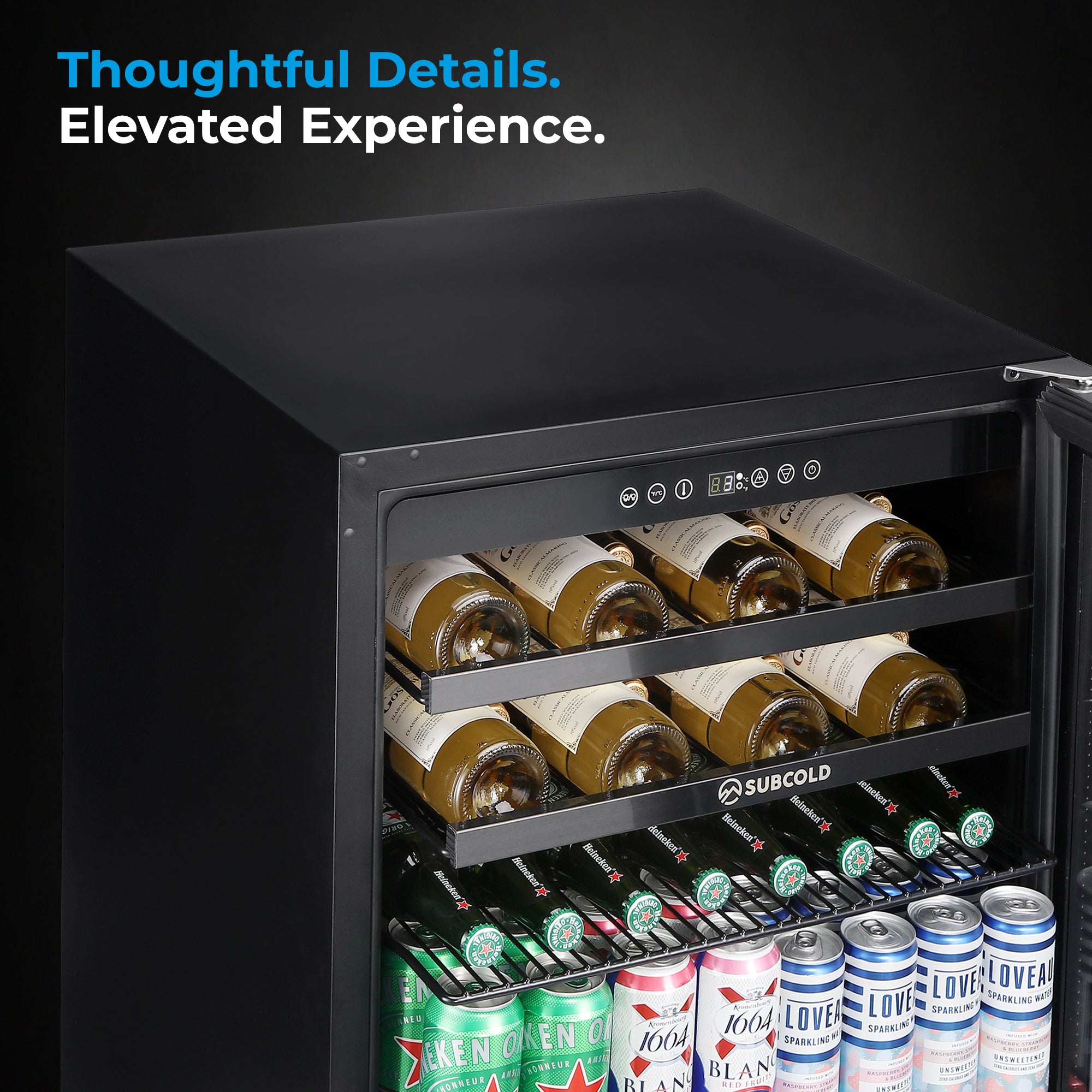 Subcold Integra60 Integrated 2 in 1 Drinks & Wine Cooler