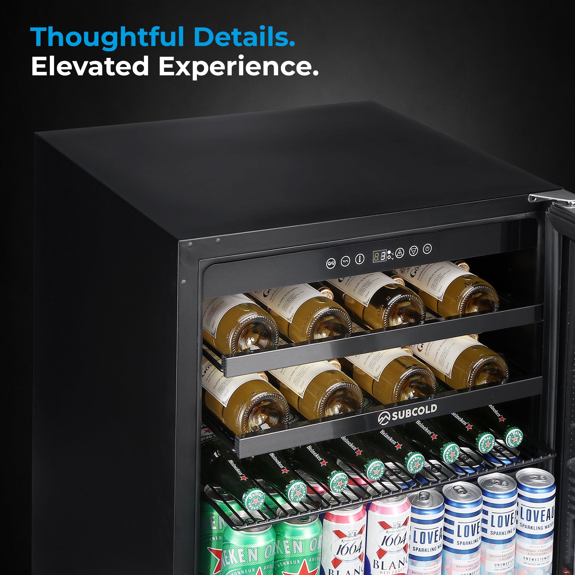 Subcold Integra60 Integrated 2 in 1 Drinks & Wine Cooler