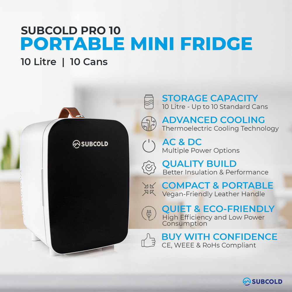 10 Litre Mini Fridge - Portable AC/DC | Subcold Pro 10