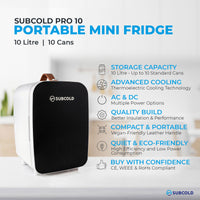 Thumbnail for Pro 10L Mini Fridge - Black | Refurbished
