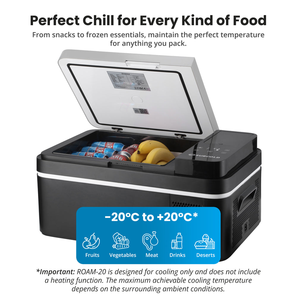 Car Fridge Freezer - Portable - Subcold ROAM 20 Litre