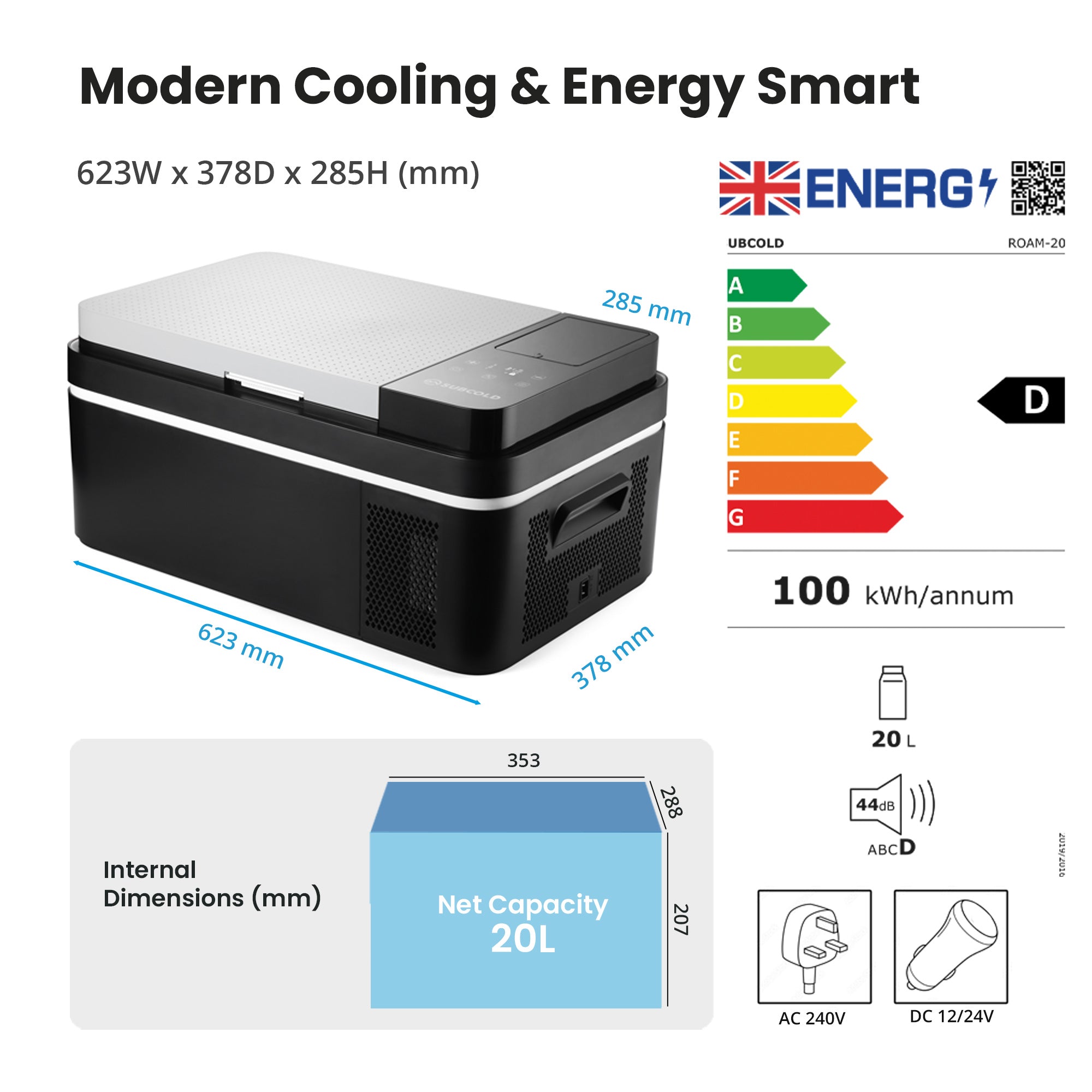 Subcold Roam20 Portable Car Fridge