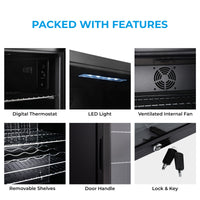 Thumbnail for Subcold Super 115 LED Beer Fridge - Black