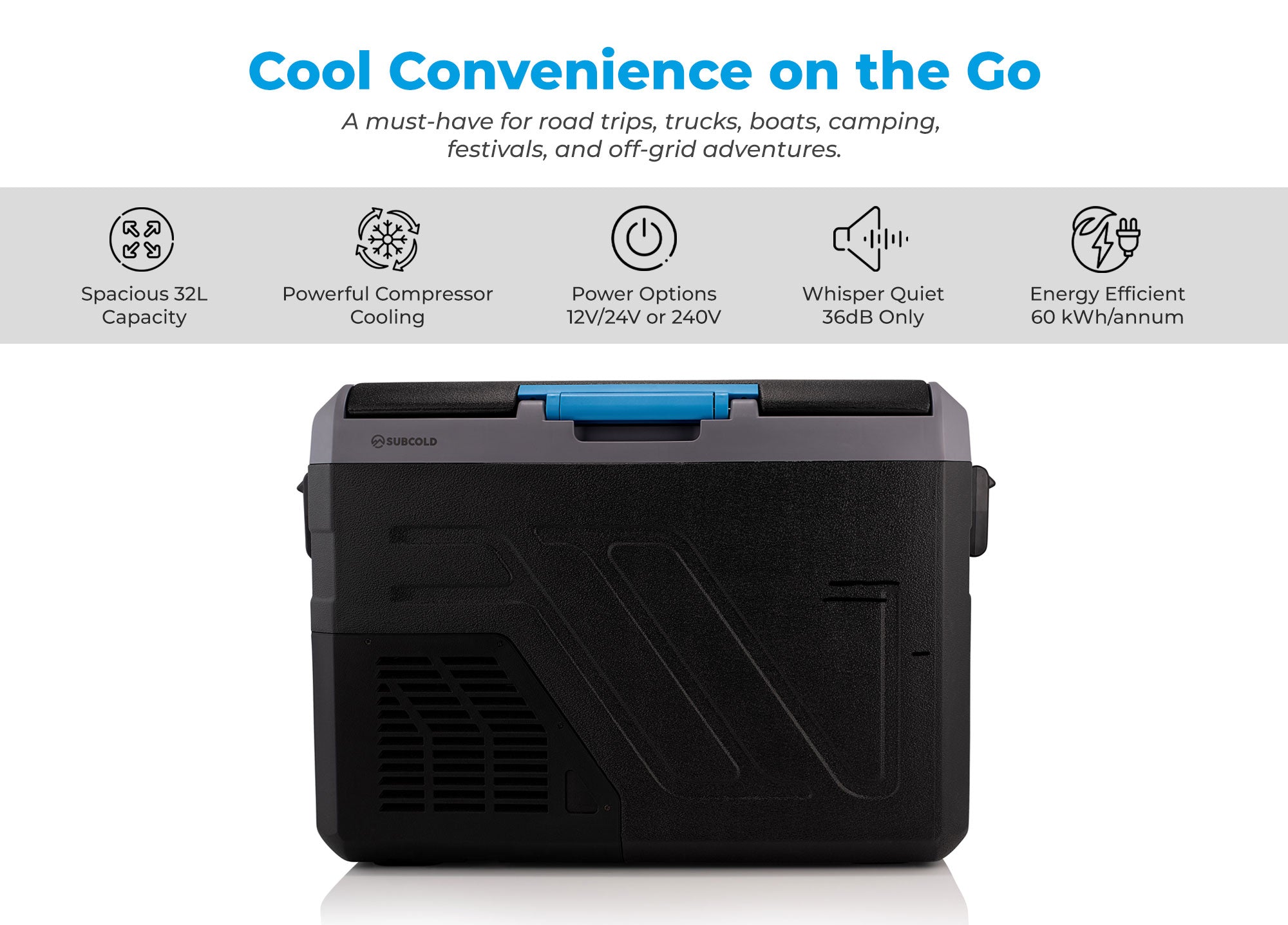 Subcold Trek32 Portable Car Fridge