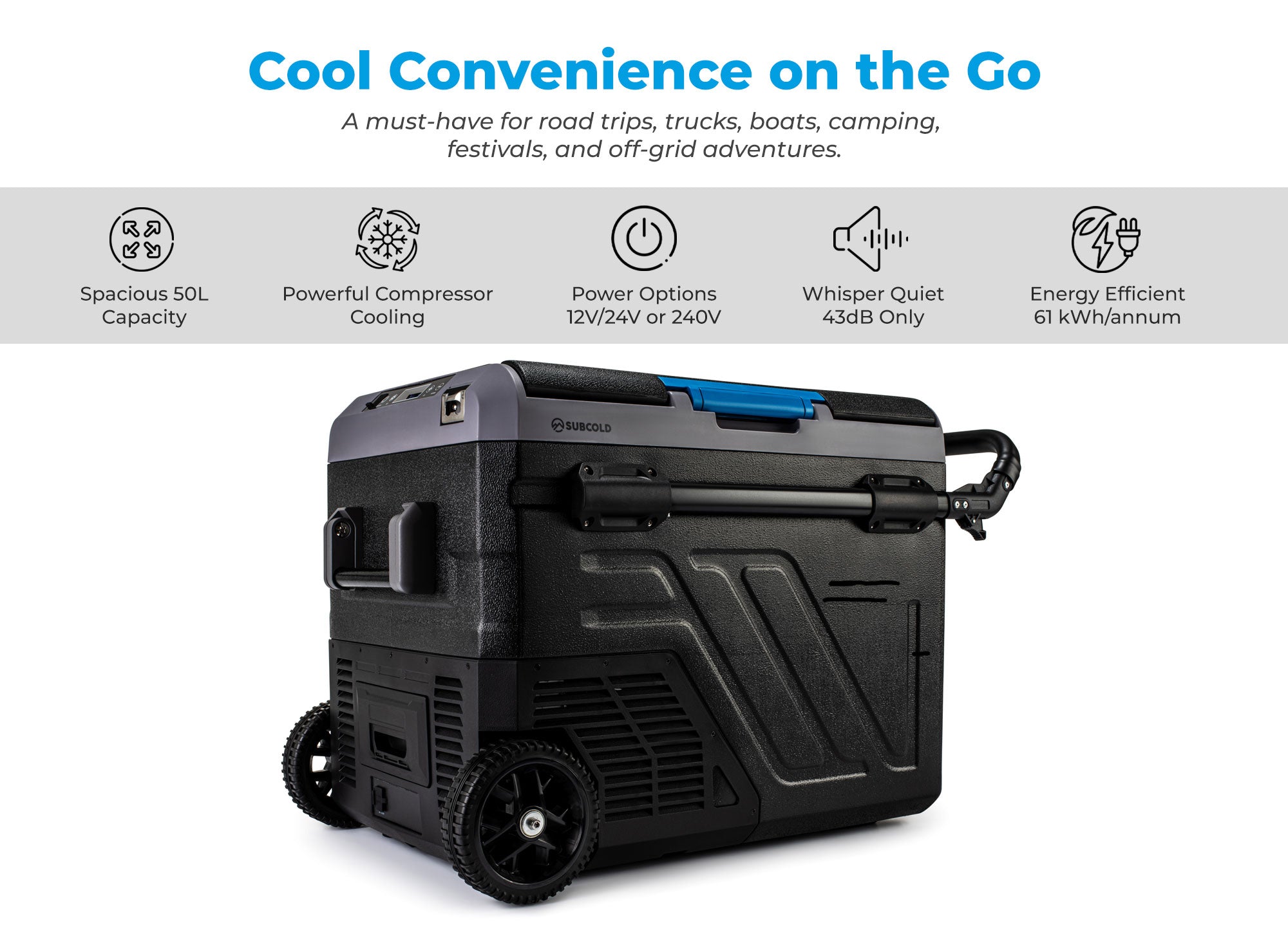 Subcold Trek50-DZ Portable Car Fridge Refurbished – image 2