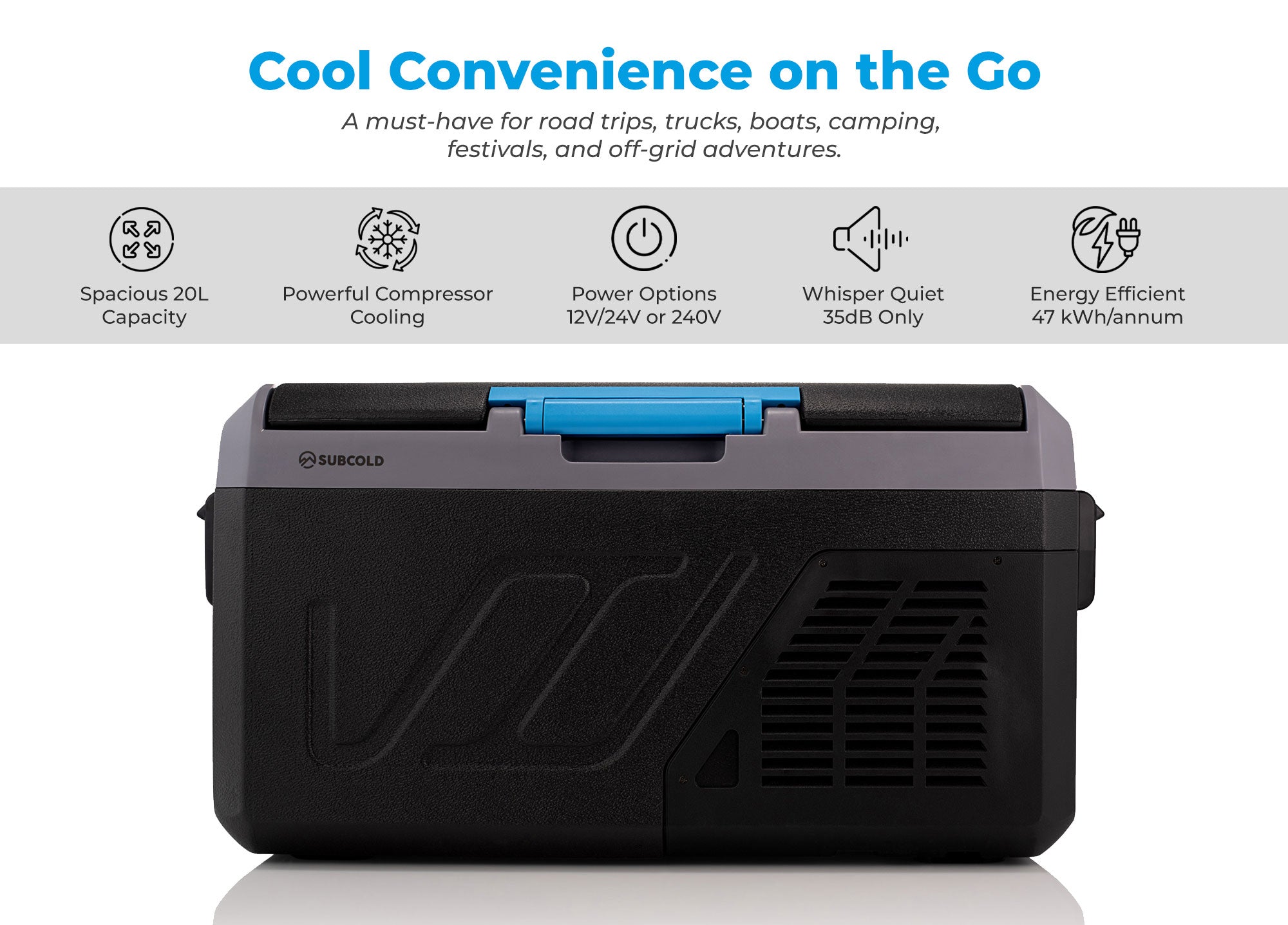 Subcold Trek20 Portable Car Fridge | Refurbished