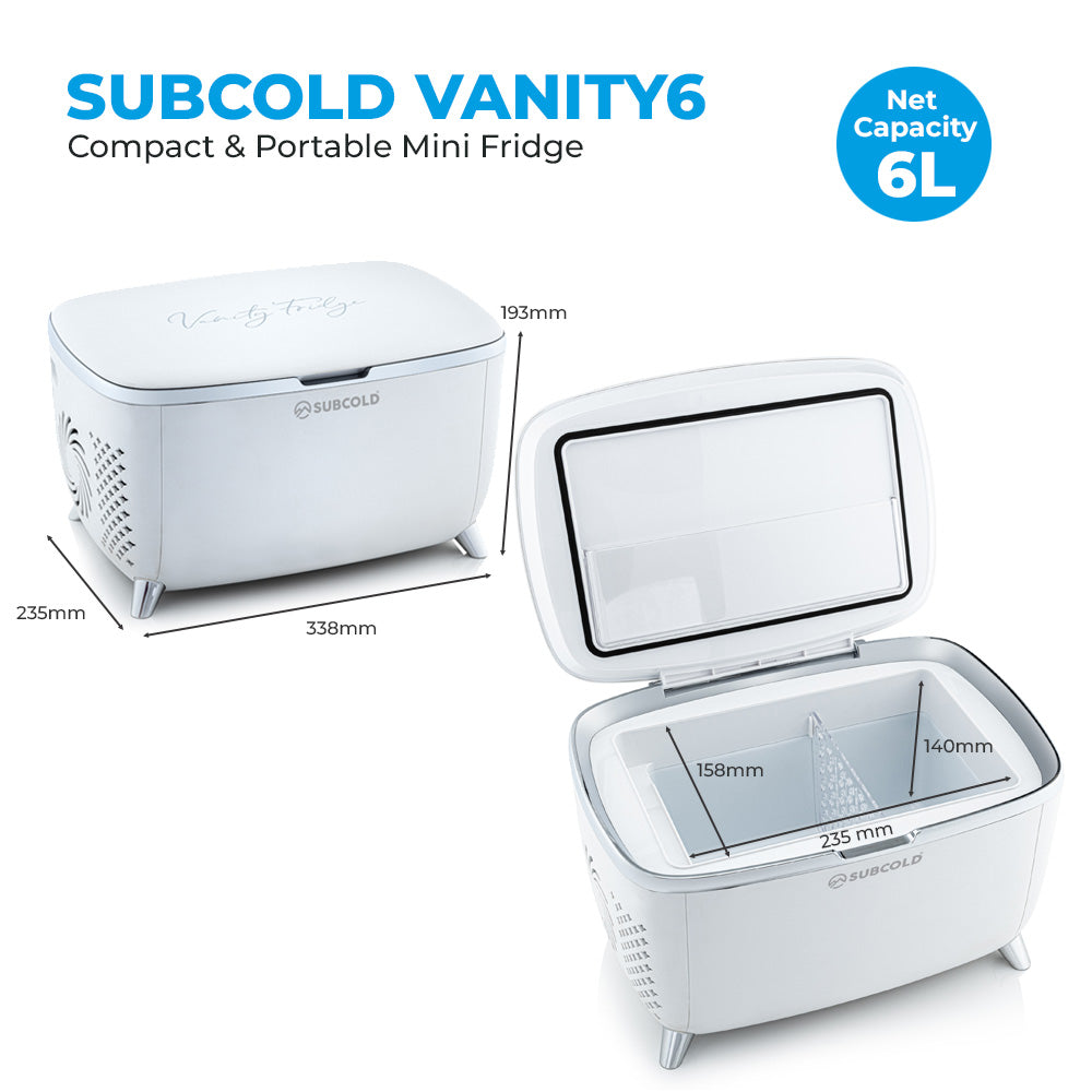 Subcold Vanity 6 Cosmetic Fridge