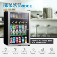 Thumbnail for Subcold Super 115 LED Beer Fridge - Stainless Steel | Refurbished