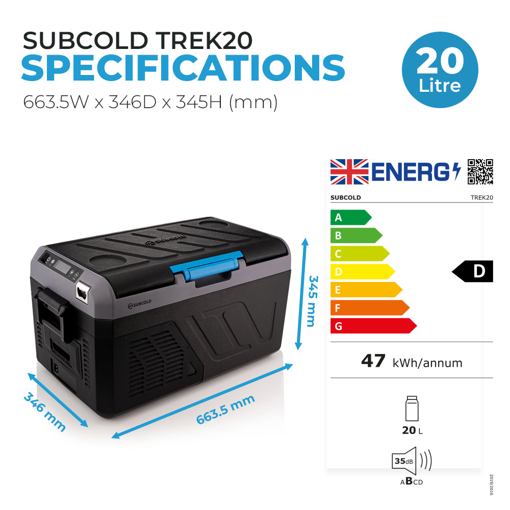 Subcold Trek20 Portable Car Fridge