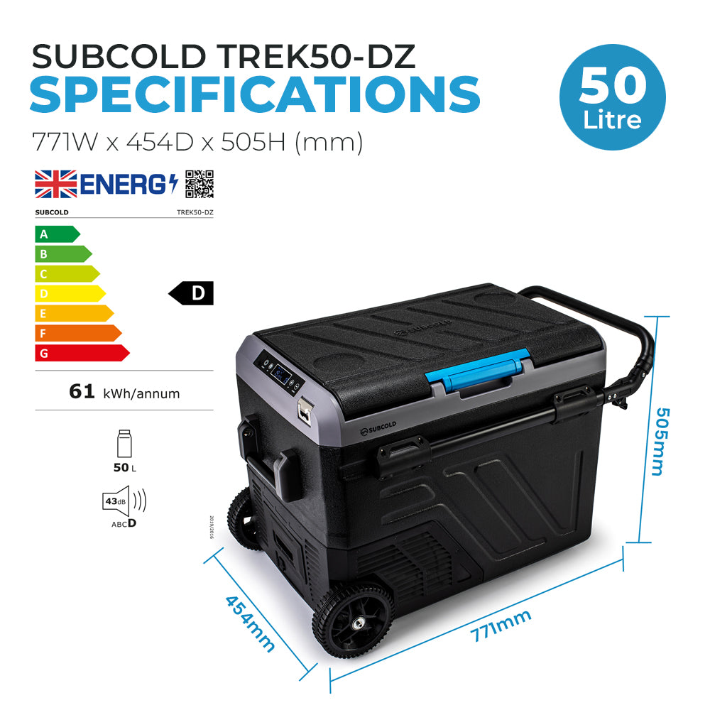 Subcold Trek50-DZ Portable Car Fridge Refurbished