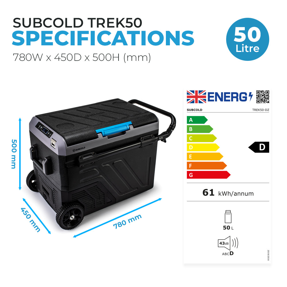 Subcold Trek50-DZ Portable Car Fridge