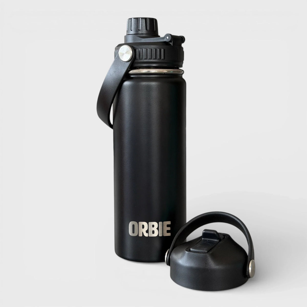 Orbie 18oz Insulated Bottle Black