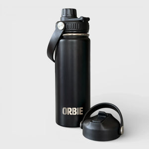 Orbie 18oz Insulated Bottle Black