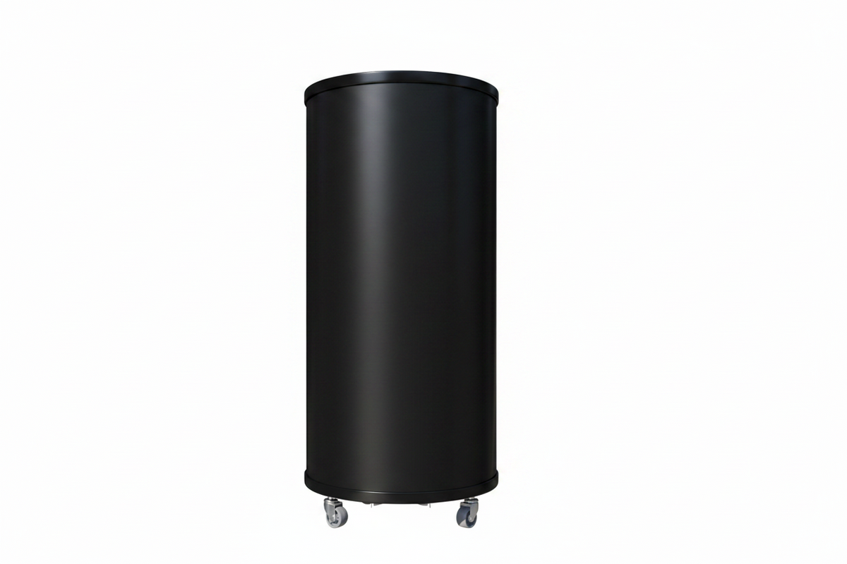 Empire Drinks Can Bottle Dump Impulse Barrel Mobile Cooler Black - EMP-CC77