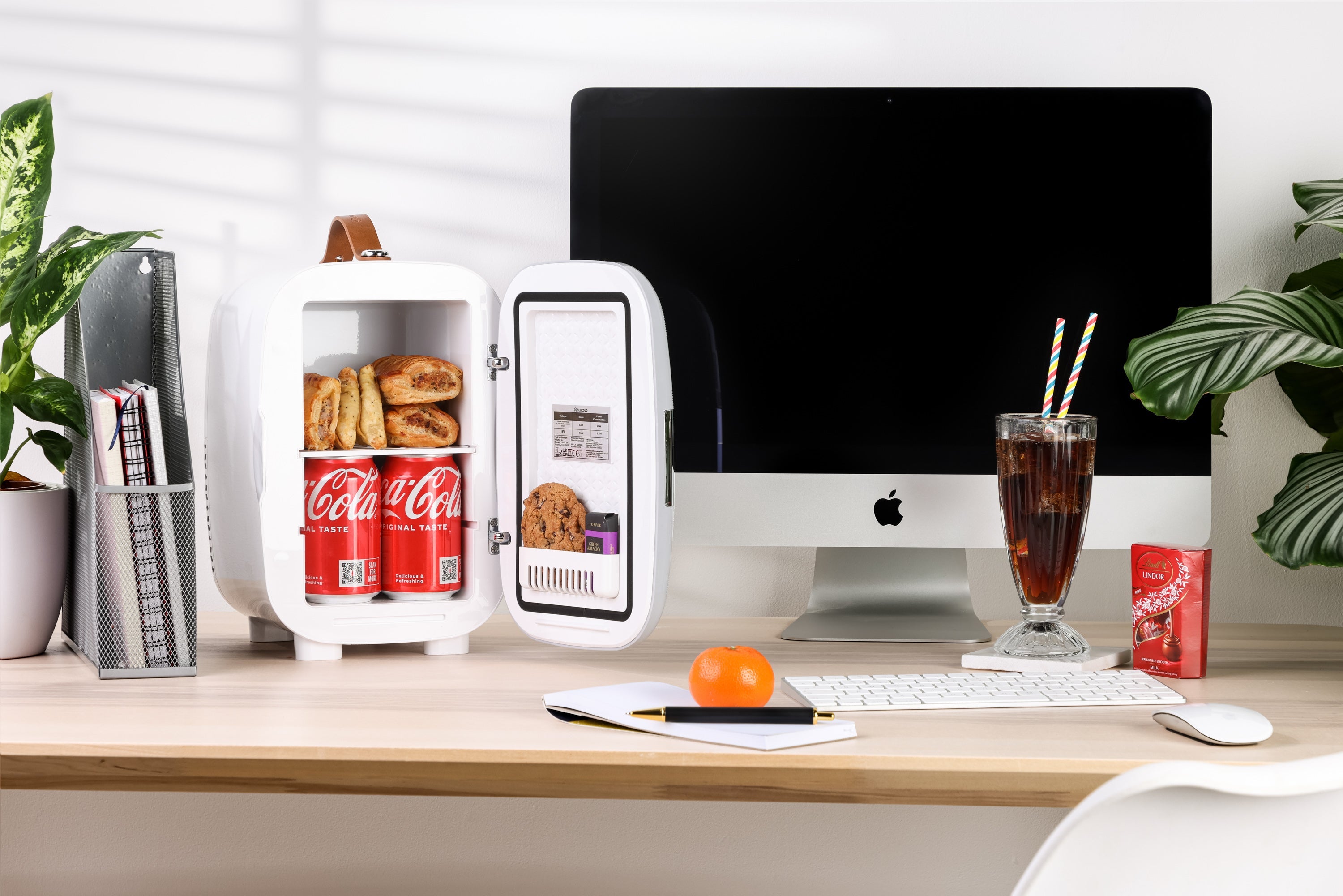 Pro 6L Cheq Mini Fridge - Grey | Refurbished