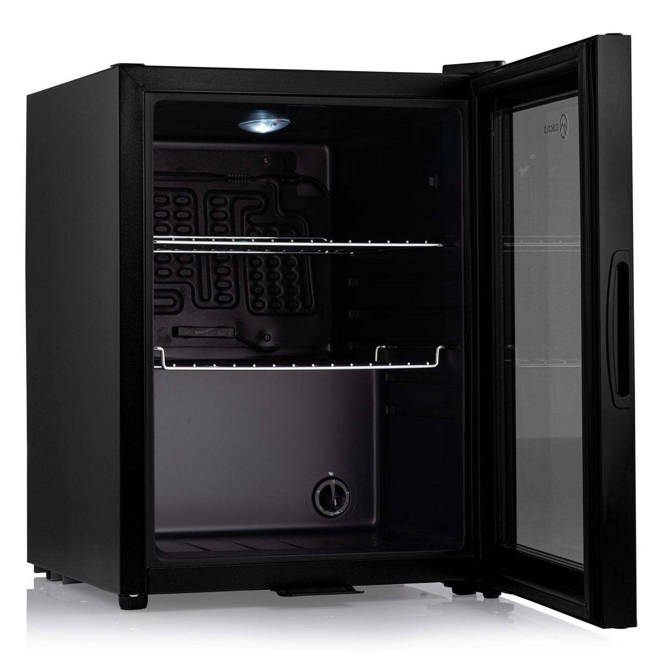 Subcold Super 35 litre beer drinks fridge black interior