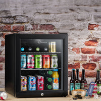 Thumbnail for Subcold Super 50 litre table top black beer drinks mini fridge
