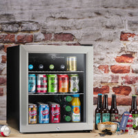 Thumbnail for Subcold Super 50 litre table top stainless steel beer drinks mini fridge