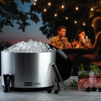 Thumbnail for Barcool 10L Ice Bucket - Round Silver